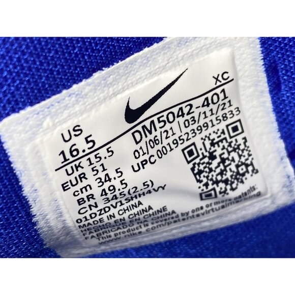 Nike Kyrie 7 TB Men’s Size 16.5 Game Royal Blue White Duke Irving DM5042-401 - Picture 2 of 10